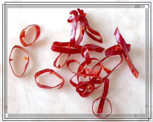 Geurige chili Ring Warm 000-50 Rood Sterk Smerige chili