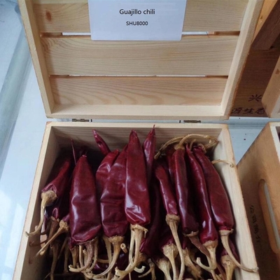 gladde en leerige Guajillo chilipepers 10-15 cm rode paprika 25 kg