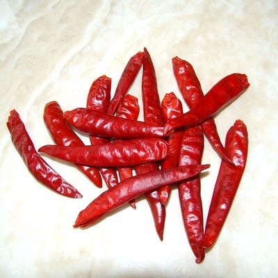Vocht 8%-12% Gedroogde Guajillo Chili Rood Hele / Stick