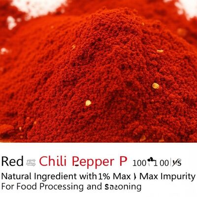 Biologische Rode Chilipeperpoeder 100 Gram Natuurlijk Ingrediënt met Maximaal 1% Onzuiverheid voor Voedselverwerking en Kruiden