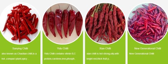 Chilli ingrediënten op een koele en droge plaats bewaren