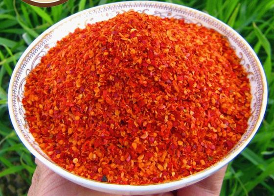 Chaotian Verpletterde Spaanse peperspeper 16 Mesh Sterilized Red Crushed Chilli