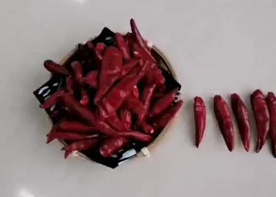 20000 SHU Chinese Dried Red Chili-Peper12% Vochtigheid met Stam