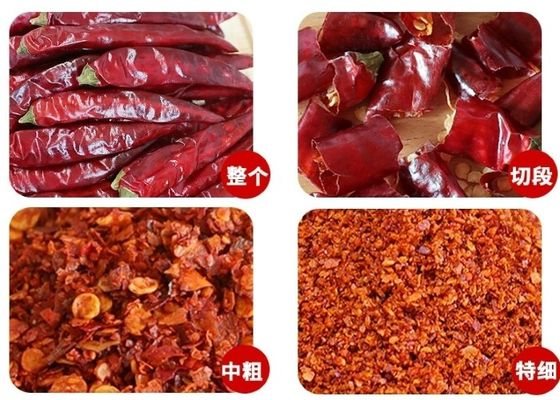 OEM Verpletterde van de Pepervlokken van Spaanse pepers Ruwe Rode Spaanse pepers Scherpe Aroma