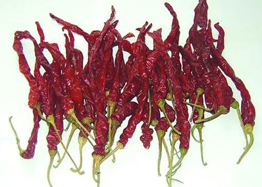 De in de zon gedroogde Vochtigheid van de de Spaanse peperspeper 8% van Xian Chilli SHU8000 Droge Rode