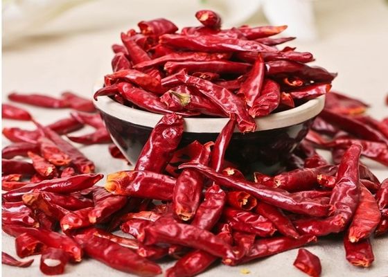 De aan de lucht gedroogde van het de Spaanse pepersblok van Tianjin Rode Vochtigheid van Chili Peppers 12% Chinese Droge