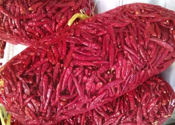 Rode Ontwaterende Cayennepepers die 15000 SHU Pungent Flavor uitdrogen