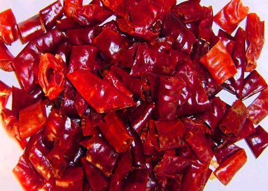 1.5CM Droge Verpletterde Spaanse peper8% Vochtigheid Chili Pepper Flakes