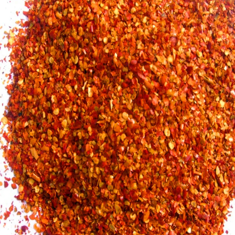 Verpakking 25 kg/tn Rode chili pepervlokken 5-8 mesh Voor wereldwijde verzending