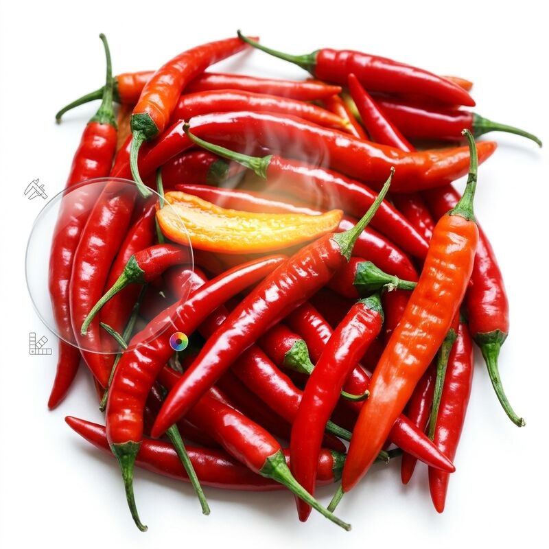 Scherpe Aroma Gedroogde Rode Pepers Sterk Geurig Hele Peulen 4-7cm 5000-20000SHU Exportkwaliteit Bulk