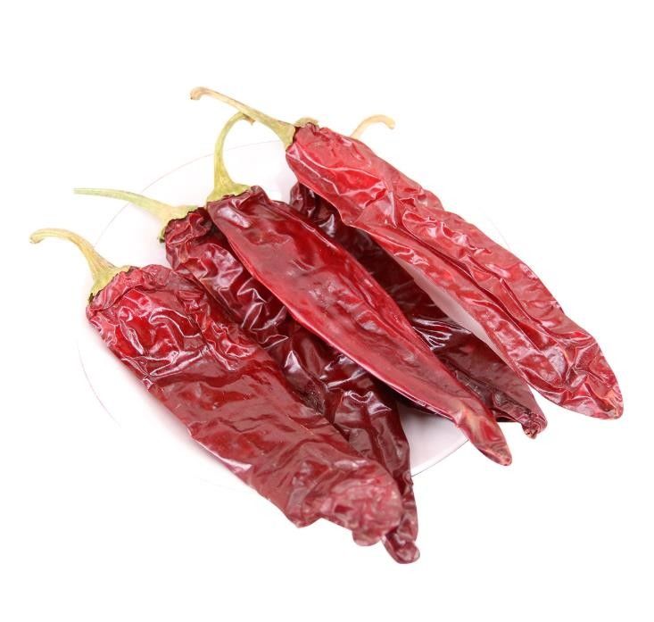 Hoge kwaliteit Chinese paprika's met stam, zoete paprika met stam/zonder stam, droge rode chili