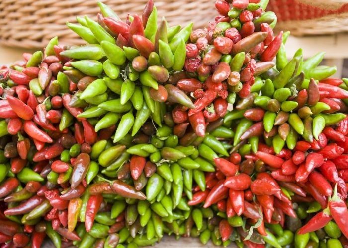 Gedroogde vogel oog chili hoge hitte niveau 10000-20000shu chili peper voor uw voordeel